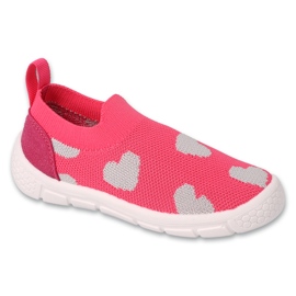Befado children's sports 102X019 pink with hearts