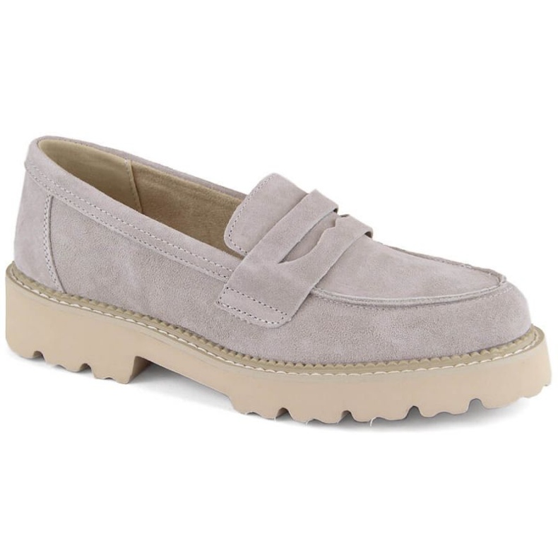 Filippo W PAW510B taupe leather suede shoes