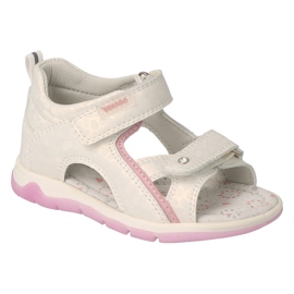 Befado children's sandals, leather insole 170P092, pearl white Befado children's sandals, leather insole 170P092, pearl white