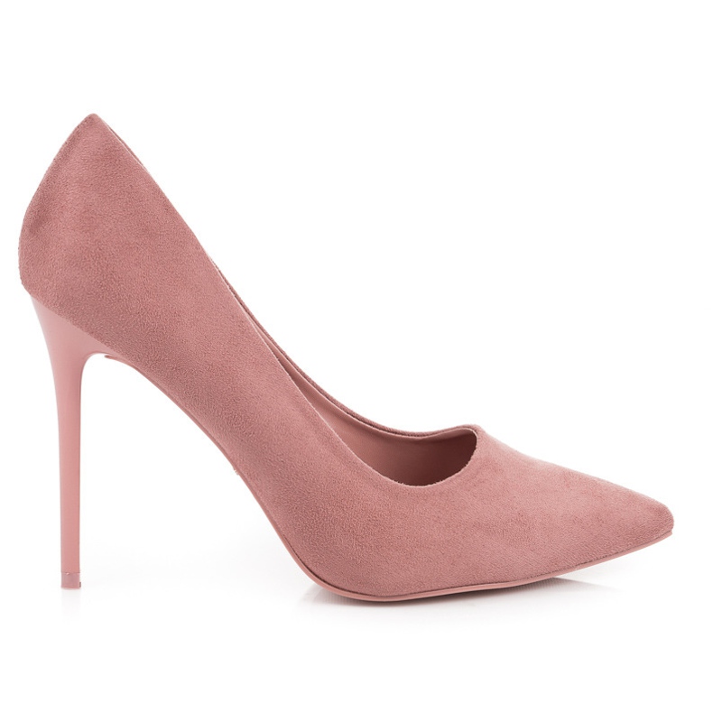 VICES Suede Heels pink