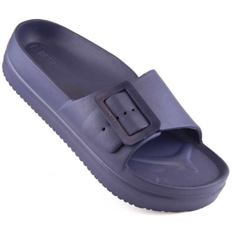Big Star INT1967 platform flip-flops, navy blue