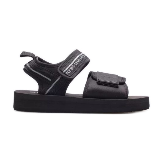 Women's Velcro Sandals Big Star LL274784 Black Women's Velcro Sandals Big Star LL274784 Black