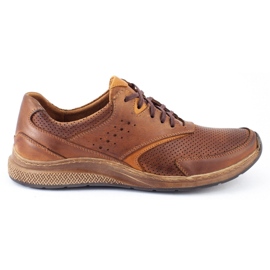 Polbut Men's sports shoes J72 brown
