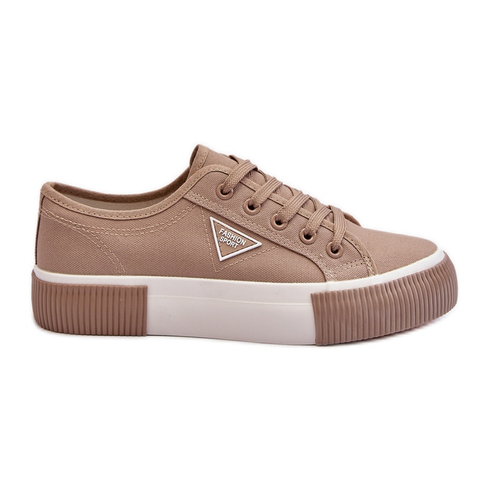 Beige Enalae Women's Low Sneakers