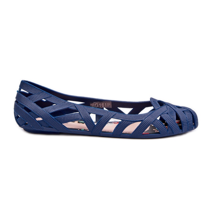 Women's Rubber Ballerina Shoes Navy Blue Salam Women's Rubber Ballerina Shoes Navy Blue Salam
