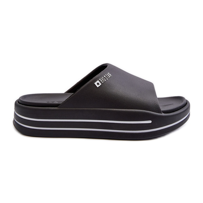 Women's Flip-flops on the Big Star Platform NN274A036 Black
