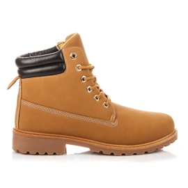 Coco Perla Brown Lace-up Trappers