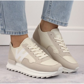 Potocki WOL214 beige platform sports shoes Potocki WOL214 beige platform sports shoes