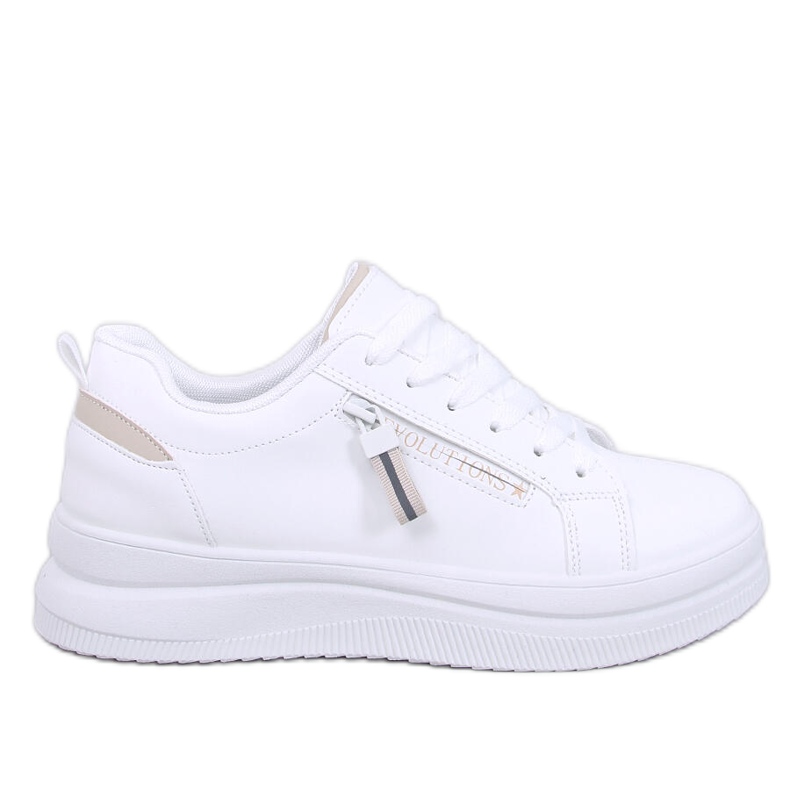 Mayers Beige women's sneakers white