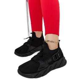 Black lightweight Faruz sports sneakers Black lightweight Faruz sports sneakers
