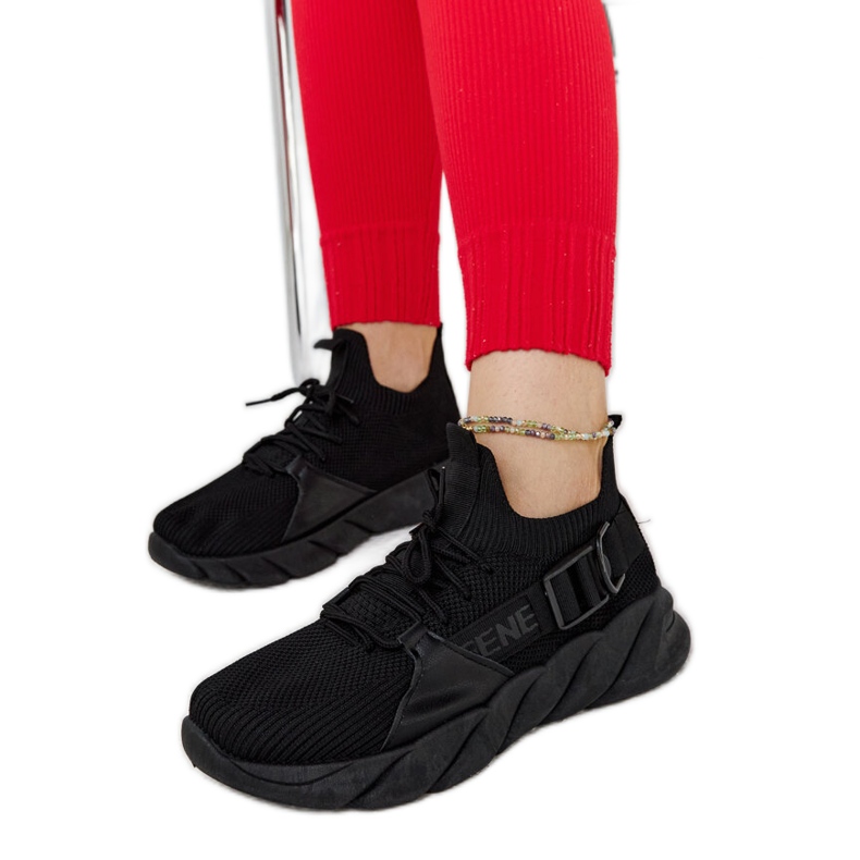 Black lightweight Faruz sports sneakers Black lightweight Faruz sports sneakers