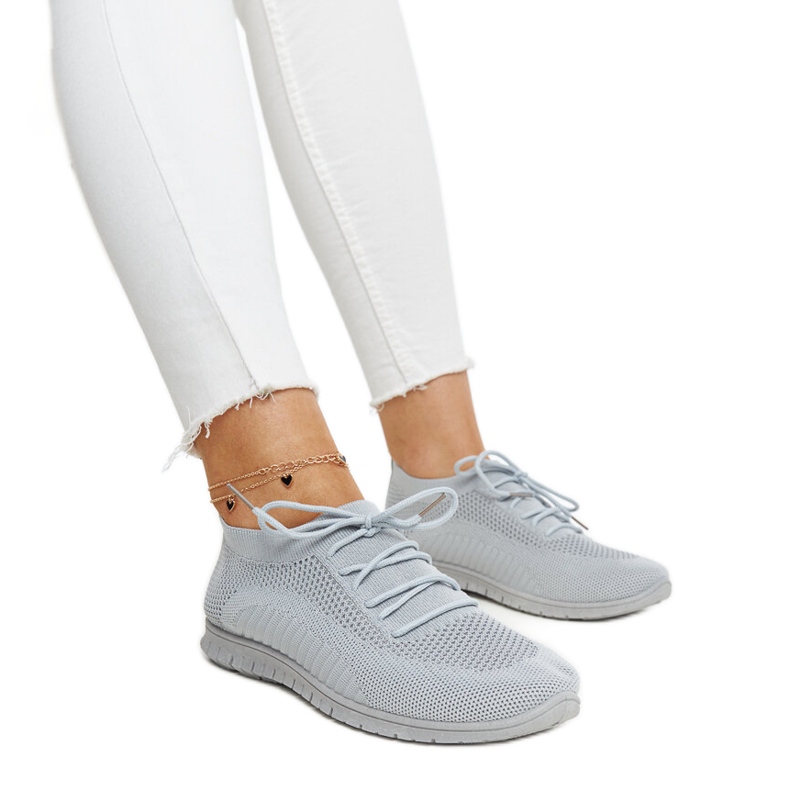 Gray Zahira fabric sneakers grey