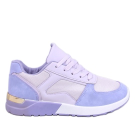 Light women's sneakers Doleh Purple violet