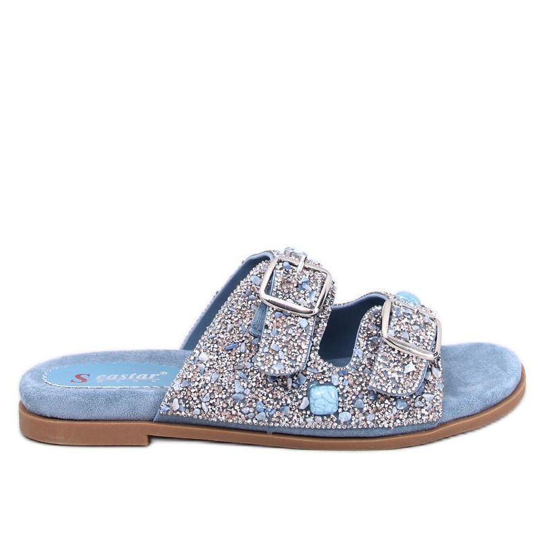 Coult Blue stone flip flops