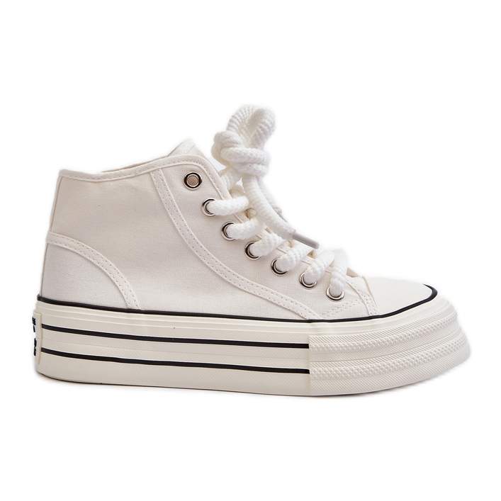 Women's Platform Sneakers White Aineri Women's Platform Sneakers White Aineri