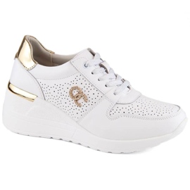 S.Barski wedge shoes W LR810 OLI249A white