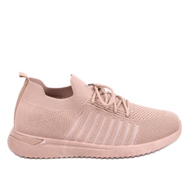 Sharpe Khaki sock sports shoes beige
