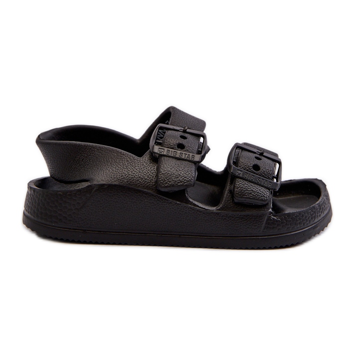 Children's Light Flip-Flops With Buckles Big Star NN374536 Black