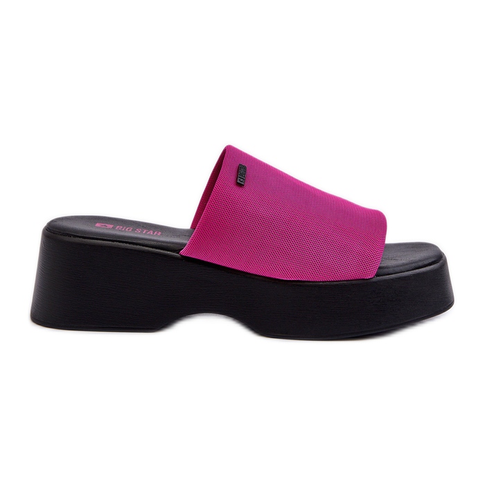 Women's flip-flops Big Star NN274026 Fuchsia pink