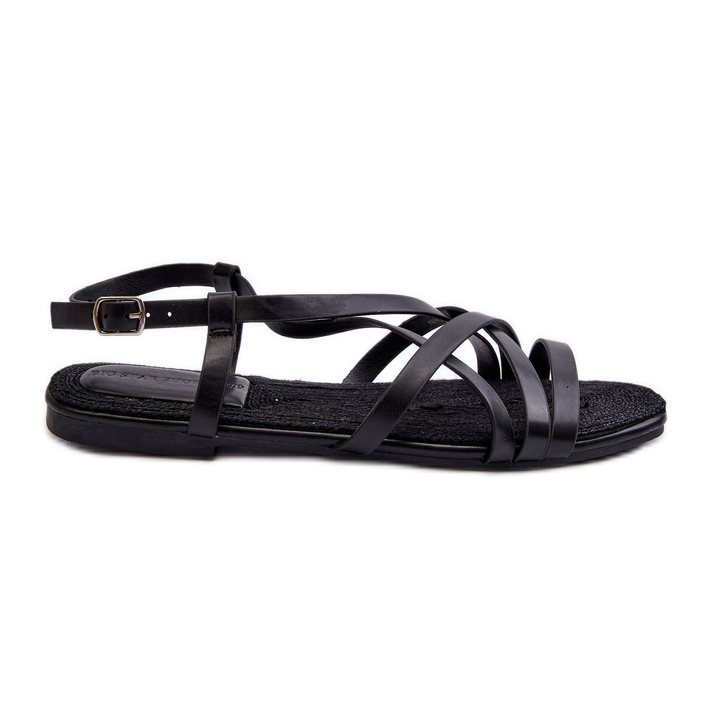 Big Star Women's Flat Sandals NN274011 Black Big Star Women's Flat Sandals NN274011 Black