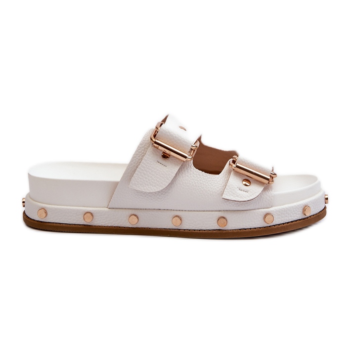 Women's Flip-flops on the Big Star Platform NN274081 White