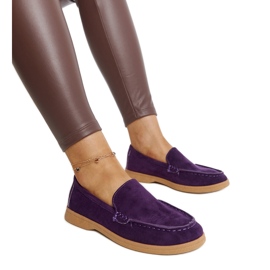 Purple suede shoes from Rumay