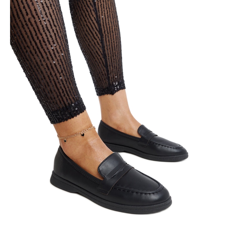 Black classic Nawrah moccasins Black classic Nawrah moccasins