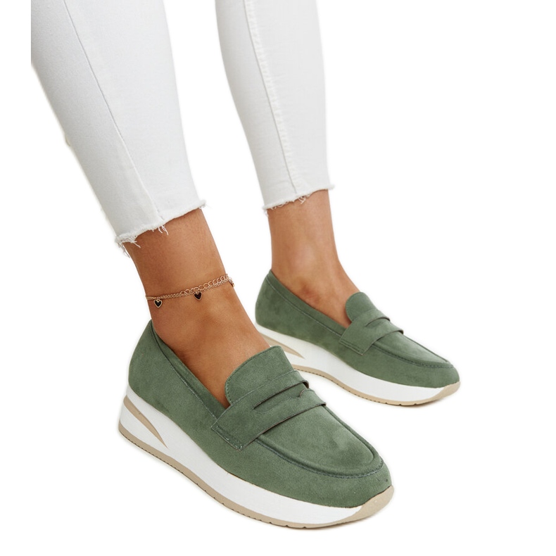 Green suede Venla sports shoes Green suede Venla sports shoes