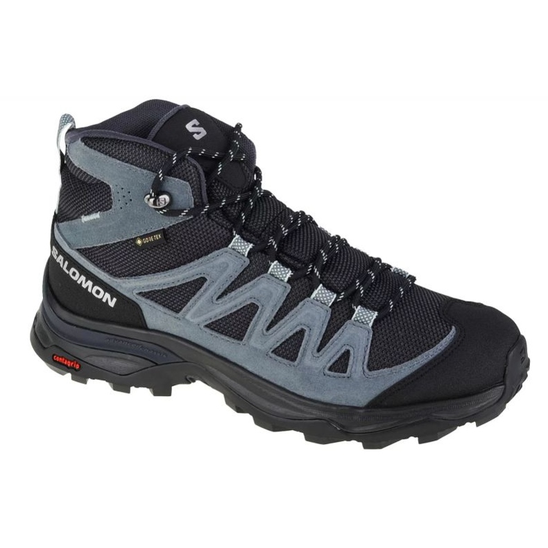 Salomon X Ward Leather Mid Gtx W 471820 shoes black