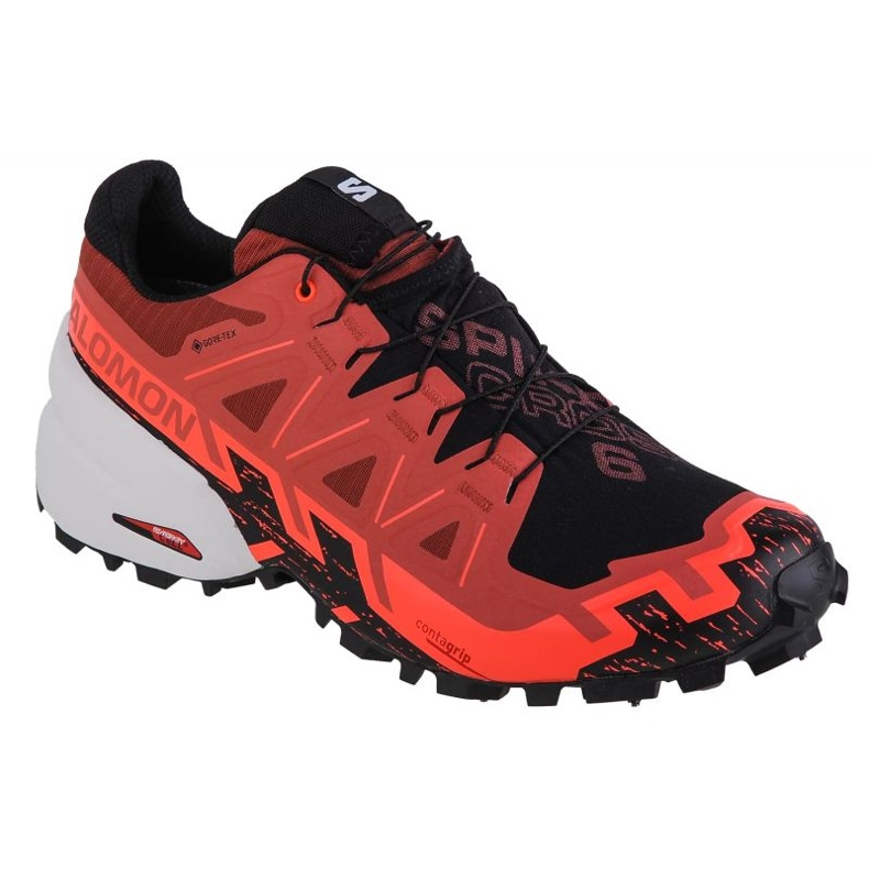 Salomon Spikecross 6 Gtx M 472707 running shoes red Salomon Spikecross 6 Gtx M 472707 running shoes red