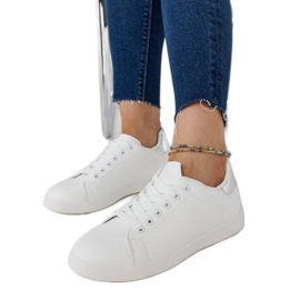 White platform sneakers by Hagosa