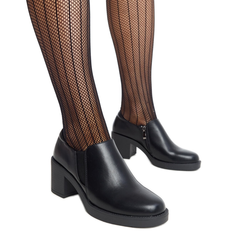 Black Lavia high-heeled shoes