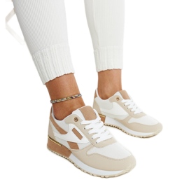 Beige platform sneakers Rosilda