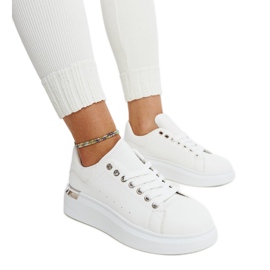 White Meriana sports shoes White Meriana sports shoes
