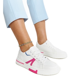 White sneakers with Zorica color White sneakers with Zorica color