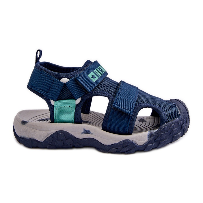 Boys' Velcro Sandals Big Star NN374232 Navy blue Boys' Velcro Sandals Big Star NN374232 Navy blue