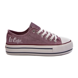 Women's Sneakers With a Thick Sole Lee Cooper LCW-24-31-2219 Purple violet