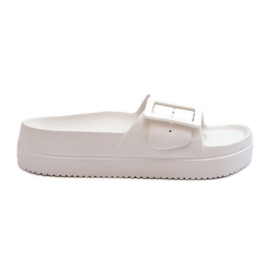 Women's Foam Flip-flops On The Platform With Buckle Big Star NN274A661 White