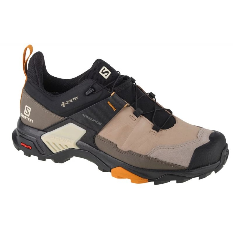 Salomon X Ultra 4 Leather Gtx shoes 414534 beige