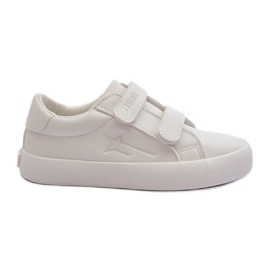 Children's Velcro Sneakers Big Star NN374007 White