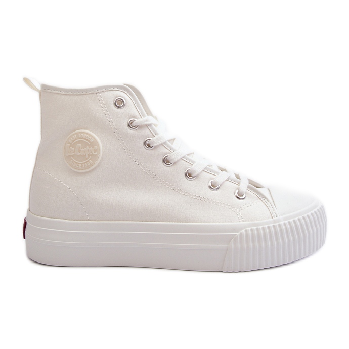 Women's High Top Sneakers Lee Cooper LCW-24-02-2132 White Women's High Top Sneakers Lee Cooper LCW-24-02-2132 White