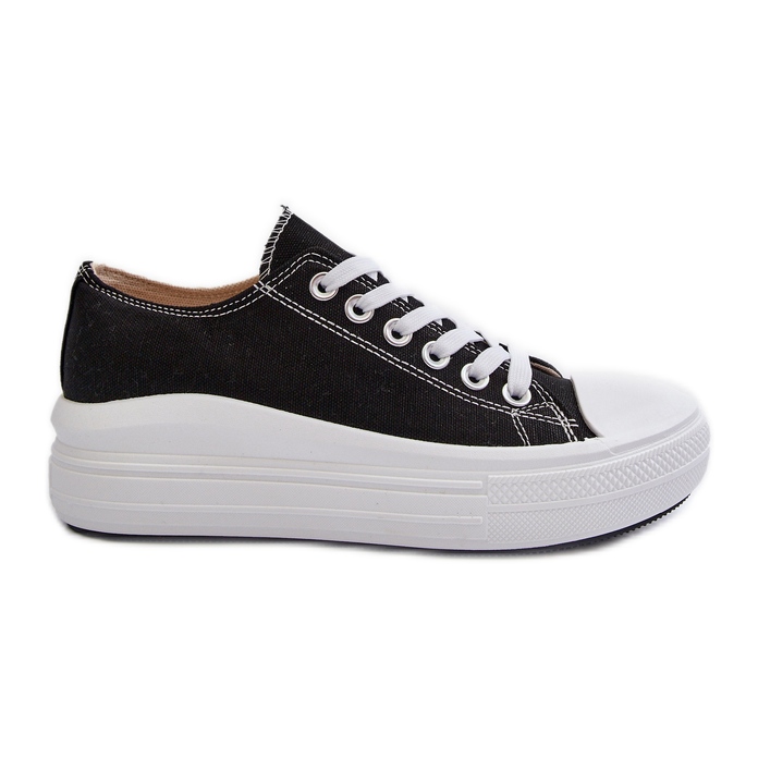 Women's Sneakers on a Massive Platform Black Amyete