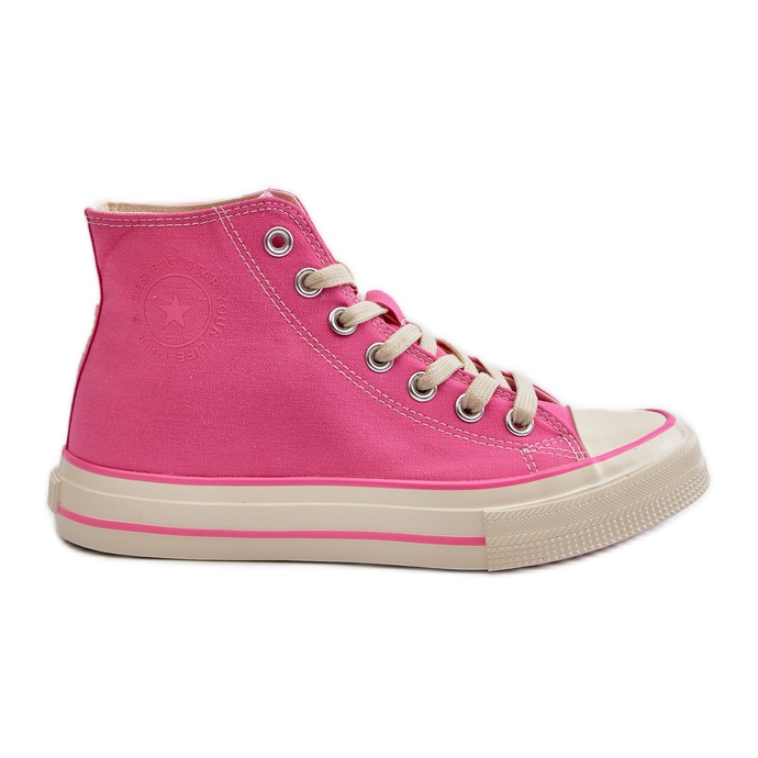 Big Star Women's High Sneakers NN274282 Pink