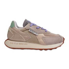 Women's Sneakers on the Memory Foam System Big Star Platform NN274681 Beige Women's Sneakers on the Memory Foam System Big Star Platform NN274681 Beige