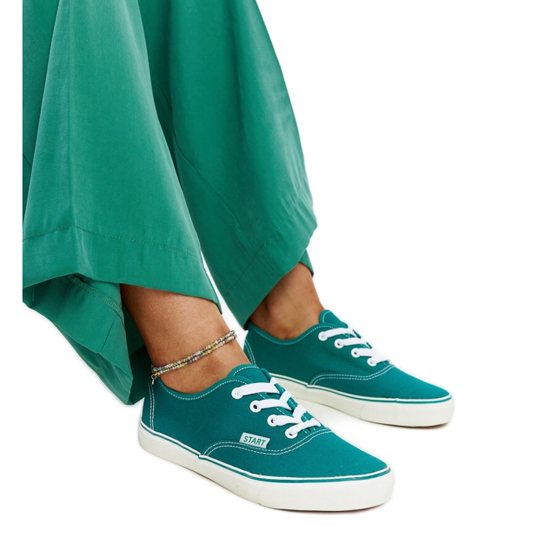 Green classic Erla sneakers