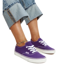 Purple classic Erla sneakers violet Purple classic Erla sneakers violet