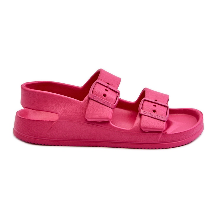 Light Children's Sandals With Buckles Big Star NN374545 Fuchsia pink