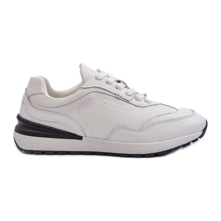 Men's Leather Sneakers Big Star NN174288 White