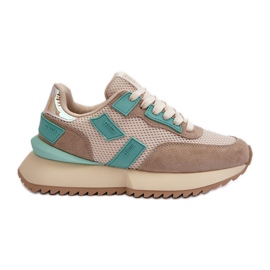 Big Star Women's Sneakers NN274973 Beige Big Star Women's Sneakers NN274973 Beige