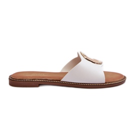 Women's Flip-Flops With Decoration White Cilima